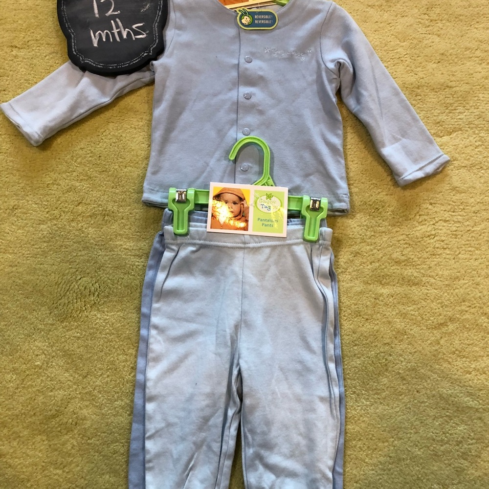 Cozy Kids Matching Set in light blue
